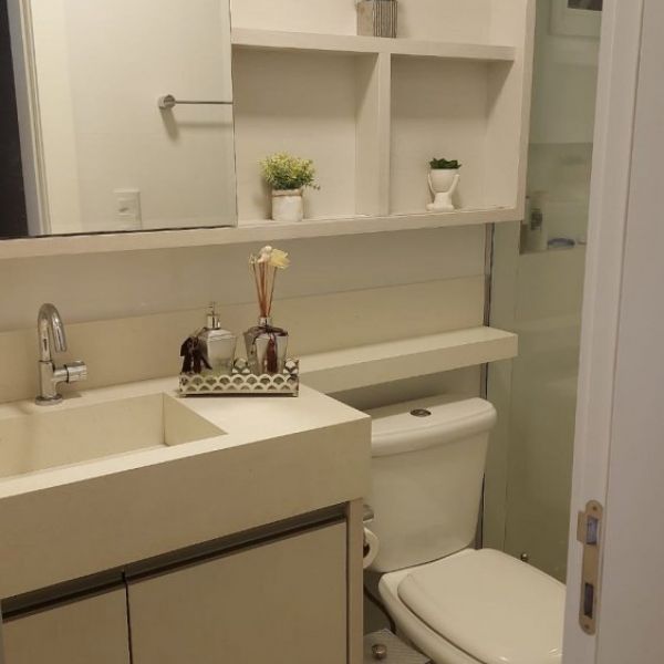 LINDO APARTAMENTO 2 DORMITRIOS (SENDO 1 SUTE)