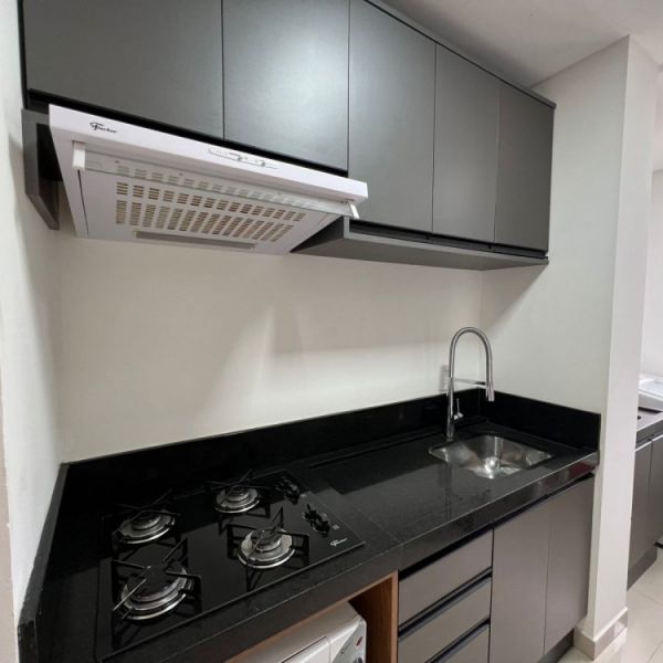 apartamento com 2 quarto sendo 1  suite 