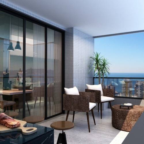 Apartamento 3 Sutes - Meia Praia