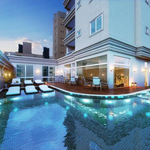 Apartamento 3 Sutes - Meia Praia