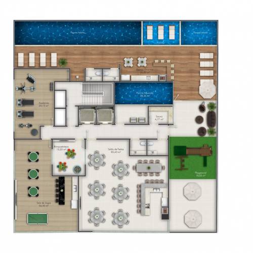 Apartamento 4 Sutes- Meia Praia